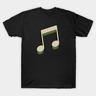 Retro Music Note T-Shirt